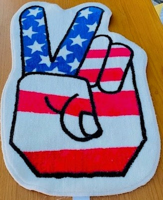 New-Old Victory Victory Sign Wall Rug