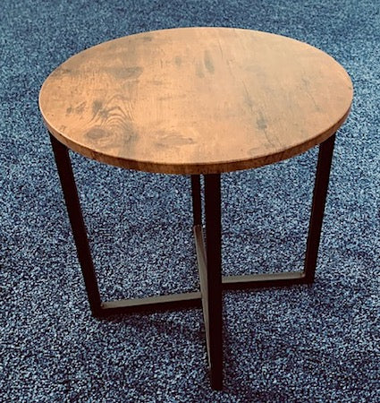 Modern Round Wooden Top Coffee Table