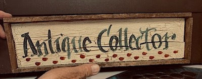 "Antique" Vertical Wood Wall Decor