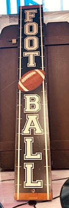 Football Vertical Wood Wall Décor