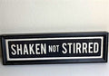 SHAKEN NOT STIRRED Wall Art
