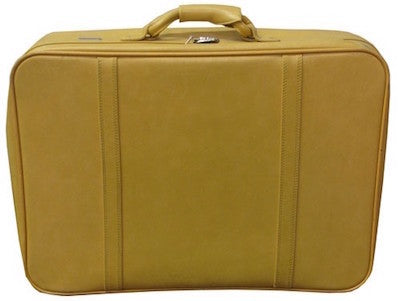 Vintage Mustard Escort Soft Suitcase