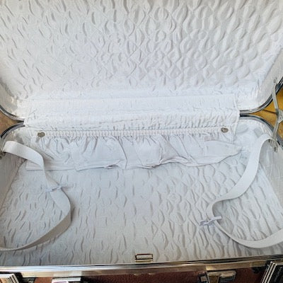 Vintage Hardside American Tourister Plum Suitcase