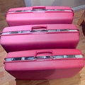 Vintage Samsonite Hard Shell Hot Pink Suitcase Set