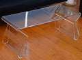 Contemporary Acrylic Magazine Racks Coffee Table