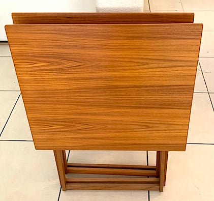 Mid Century Modern Danish Spottrup Furbo Folding Side/End Tables