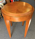 Woden Round Top Table with Toothpick Legs