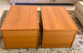 Mid Century Danish Teak Cubic Table from Jesper