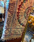 Vintage Square Fringed Wall Tapestry/Table Cloth
