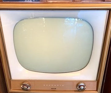 1950s Sylvania Television with HaloLight.