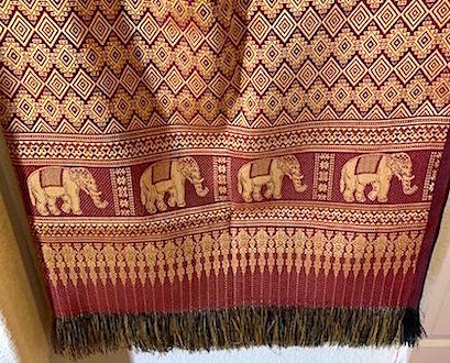 Vintage Folklore Jacquard Fringed Long Tapestry/Table Cloth