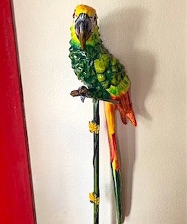 X-Large Papermachie Colorful Guacamaya on Stand