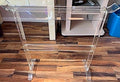 Mid-Century Modern Lucite Floor Towel Rack