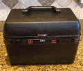 Vintage Delsey Black Hard Side Train Case