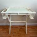 Mid Century Modern Multi-Faceted Tray with Reading Rack