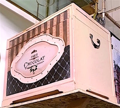 Vintage "Paris Chocolat" Trunks [Medium & Large]