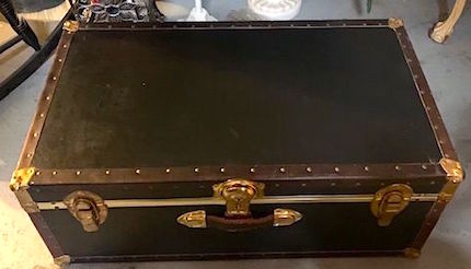 Vintage "San Onofre" Foot Trunk-Footlocker