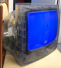 Vintage See-Through Clear Plastic RCA Portable TV