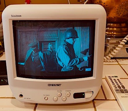 Vintage Sony Trinitron Color TV Portable Television