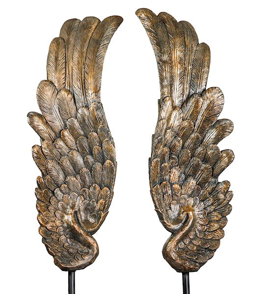 Life Size Archangel Wings Sculpture [Set of Two]