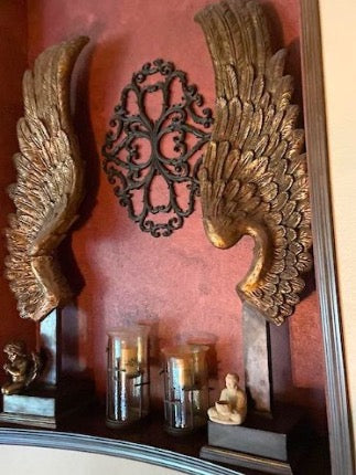 Life Size Archangel Wings Sculpture [Set of Two]