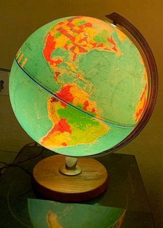 Vintage Light Up Globe